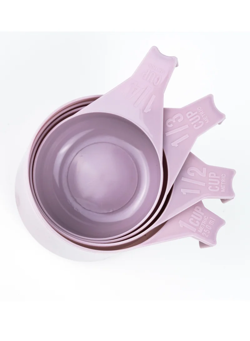 كويزين أرت Reusable Short Handle Plastic Measuring Spoon Scoops