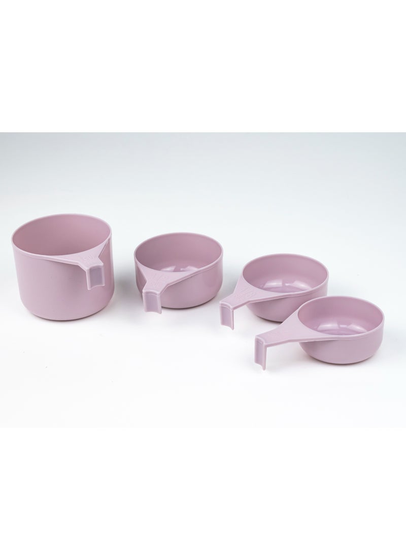 Cuisine Art Reusable Short Handle Plastic Measuring Spoon Scoops  - Image 4