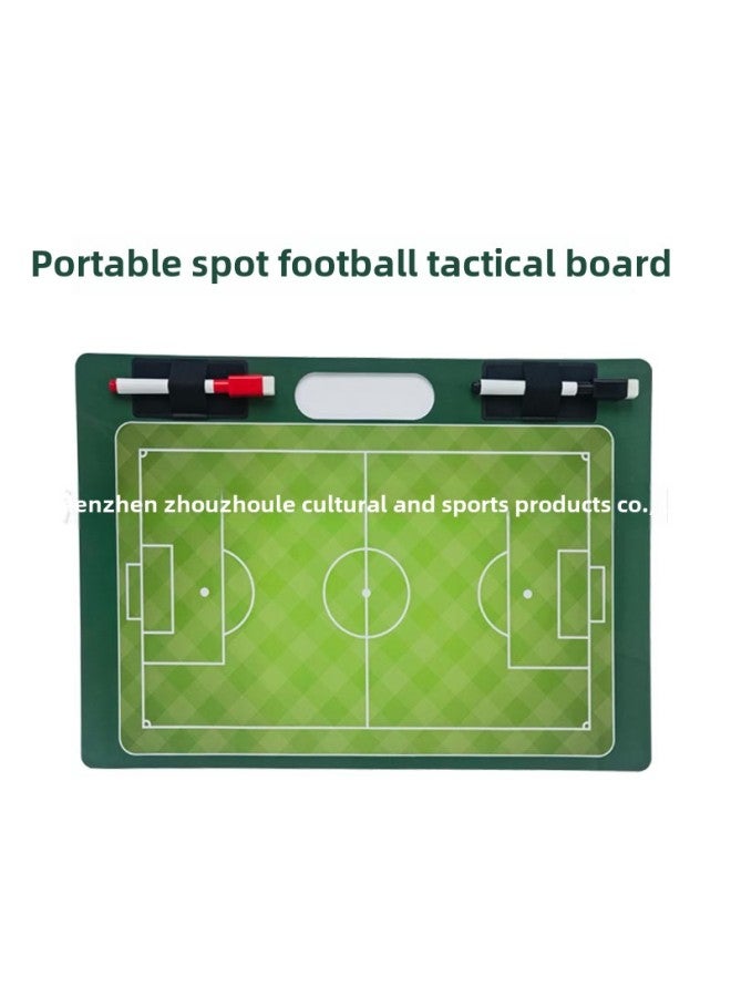 Portable Football Tactics Board Blue Ball Coaching Board Outdoor Sports Scoreboard Substitute Strategy-Specifications:Football