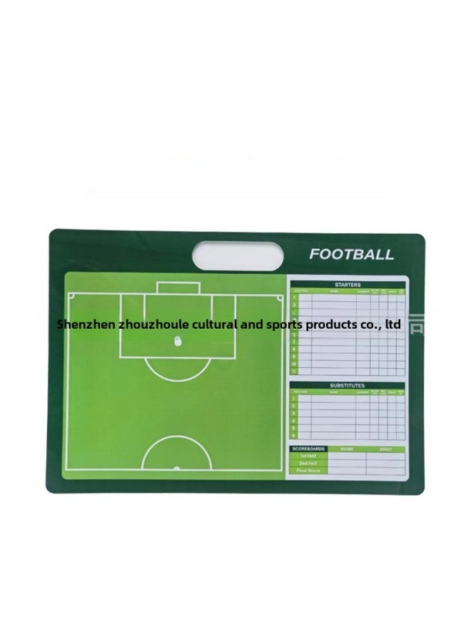 Portable Football Tactics Board Blue Ball Coaching Board Outdoor Sports Scoreboard Substitute Strategy-Specifications:Football