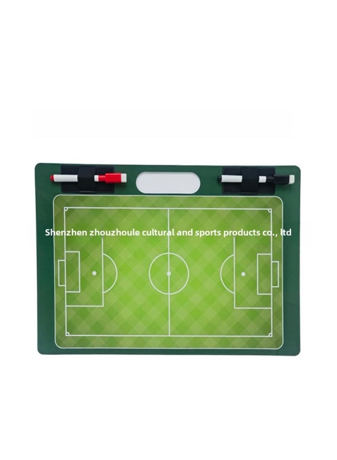 Portable Football Tactics Board Blue Ball Coaching Board Outdoor Sports Scoreboard Substitute Strategy-Specifications:Football