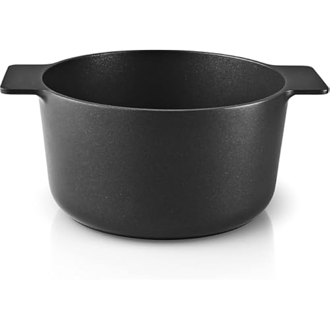 BS Eva Solo Nordic Kitchen Saucepan  15 L  SlipLet NonStick Coating Lightweight Aluminium Oak Handle Scandinavian Design Compatible With All Hob Types Kitchen Pot 24 Cm 45L - Image 5