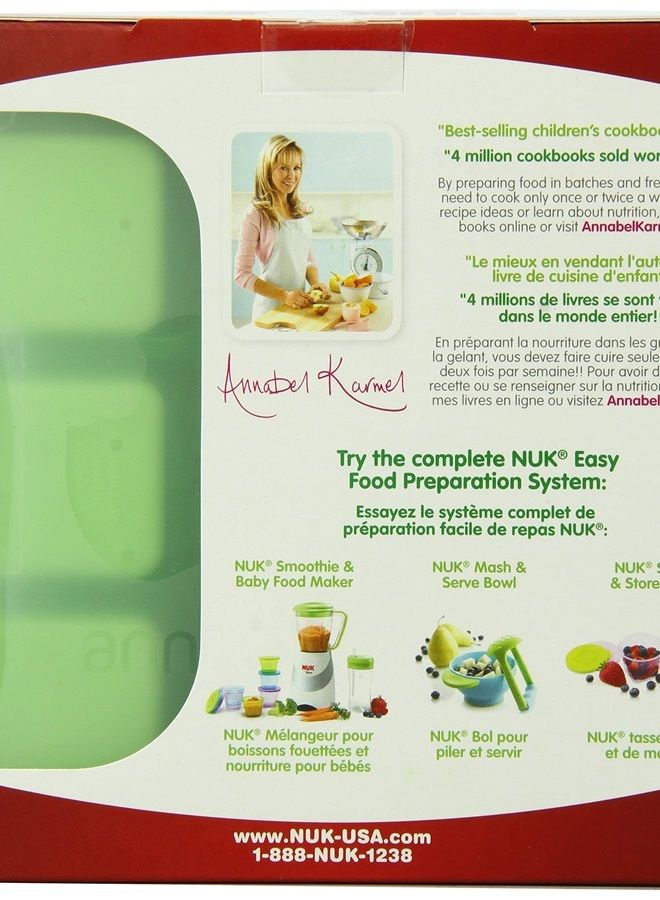 NUK Homemade Baby Food Flexible Freezer Tray and Lid Set