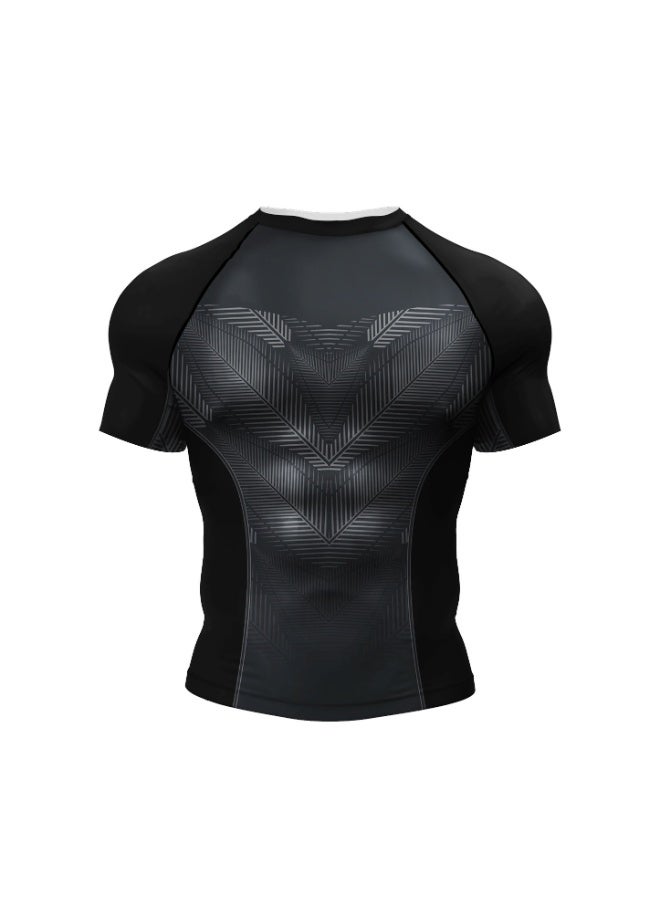 Printed jiu jitsu BJJ Uv Sun Protection Cycling Surf Swimming T-shirts kickboxing Tees - Image 1
