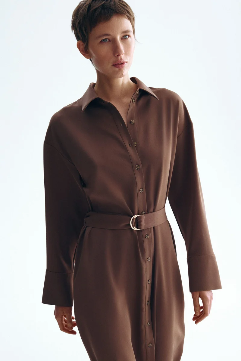 H&M Belted shirt dress