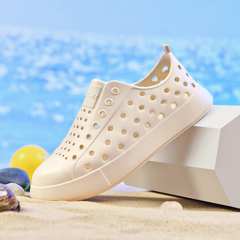 New Baotou Children'S Cave Shoes Thick-Soled Breathable Hollow-Out Beach Casual Sandals Non-Slip Quick-Drying Outwear Trendy Shoes - Image 4