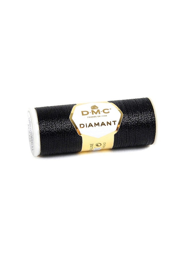 DMC Diamant Metallic Needlework Thread, 38.2-Yard, Ebony - Image 1