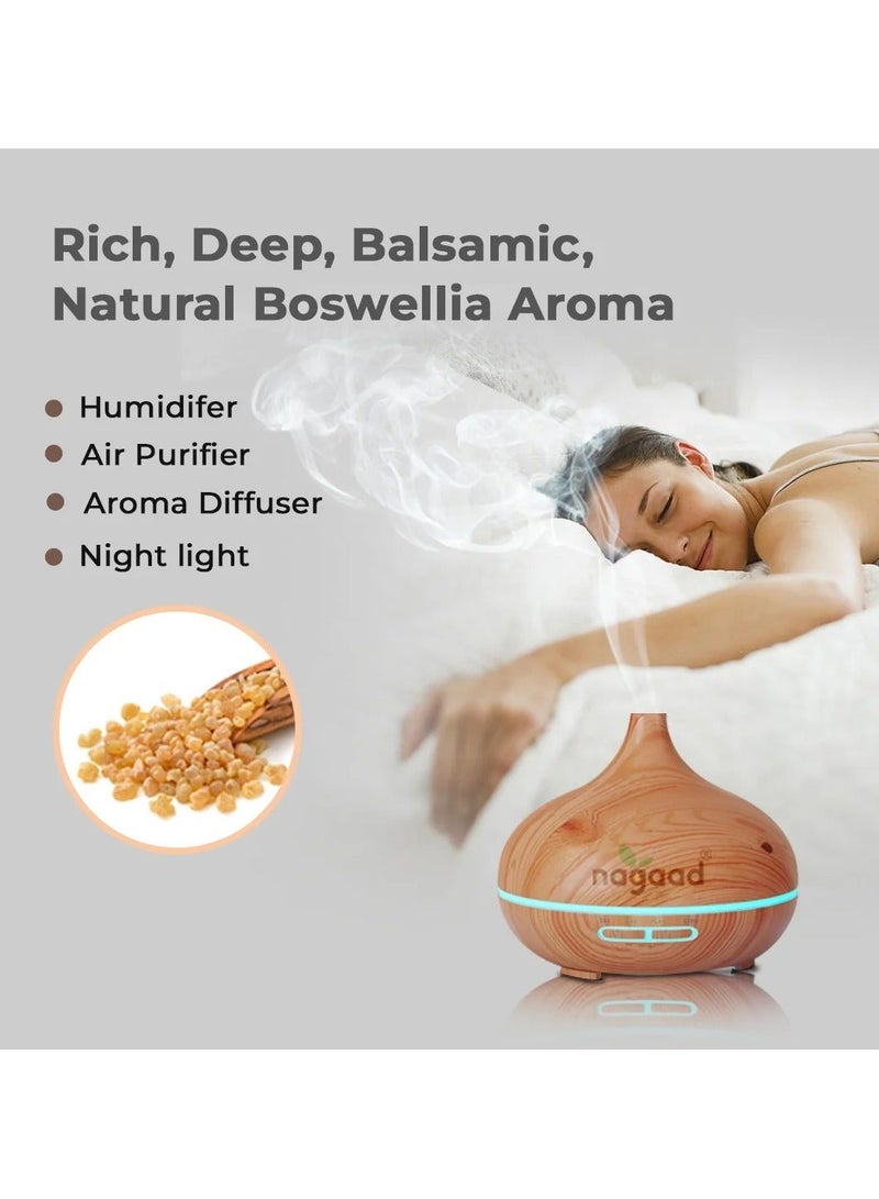 ناجاد رذاذ ماء زهور اللبان العضوي Boswellia Carterii من Nagaad - 100% عضوي معتمد من وزارة الزراعة الأمريكية برائحة الزهور المائية لاسترخاء البشرة وتوحيد اللون والعلاج العطري والترطيب ومكافحة الشيخوخة - Image 4