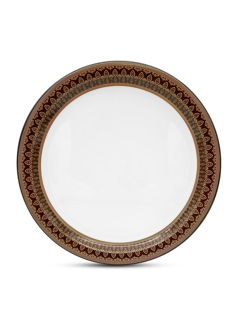 Superware Superware | Pure Melamine | Dinner Plate Set – Royal Golden Brown 11” (6 nos.) | Stain Free, Glazed Finish  - Image 2