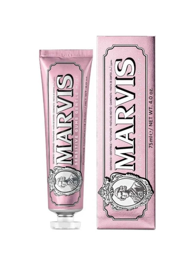Marvis Toothpaste for sensitive gums with a mild mint flavor - 75 ml - Image 1