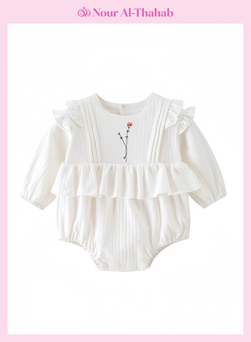 Nour Al-Thahab Newborn Gift Set 9-piece Set White - Premium Gift Choice for High-end Presenting | Exclusive Brand Gift Package from Nour Al-Thahab - Baby's First Moon Celebration Gift - Image 5