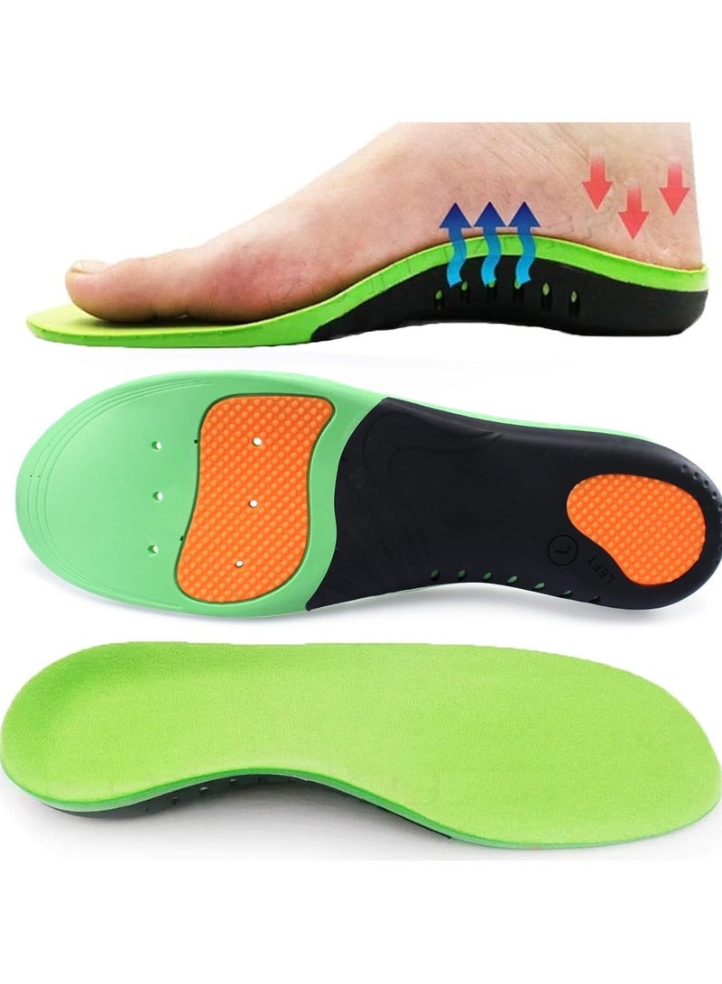 Festive Gallery Arch orthotic lnsole plantar fasciitis arch support shoe lnserts for women men Insoles orthotic Inserts for flat feet cushioning shoe Insoles for foot pain running heel spurs arch pain Size (35-40) - Image 1