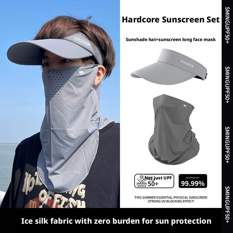 Summer Sun Hat, Wide Brim, UV Protection, Adjustable Baseball Cap - Image 3