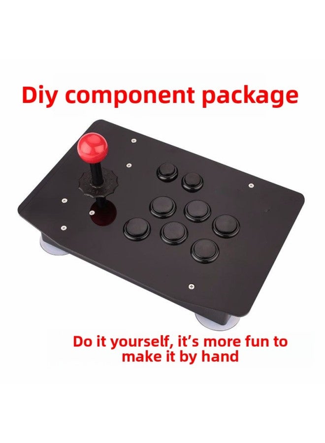 Handmade DIY No Delay Arcade Rocker PC Computer Rocker USB Game Rocker 97 King Of Fighters Game Console Handle-Product Color:One Set Of Individual Components  - Image 1