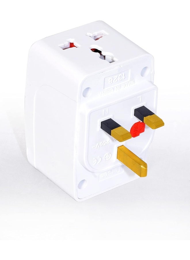 melfi Melfi 3 Way Multi Plug Adapter Socket Universal Travel Adaptor-Plug Extension  - Image 2