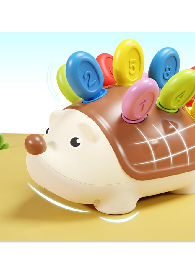 Generic - Fine Motor Toys for Toddlers 1-3, Baby Hedgehog Montessorri Learning Set, Educational Counting Sorter Toy, Development Infant Gifts 9 12 18 Month 1 2 3 Year Old Boys Girls Kids Babies - Image 1