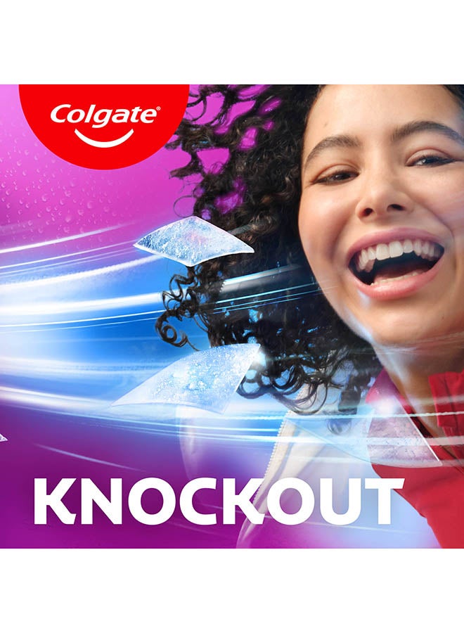 Colgate Max Fresh Toothpaste with Cooling Crystals, Knockout Ultrafreeze Mint Fusion, 125m - Image 3