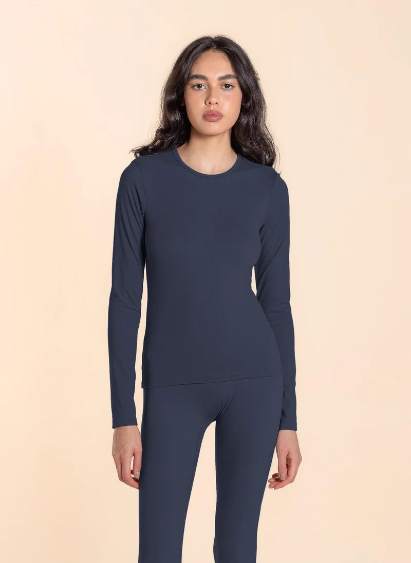 SHAPES SOFT LONG SLEEVE TOP