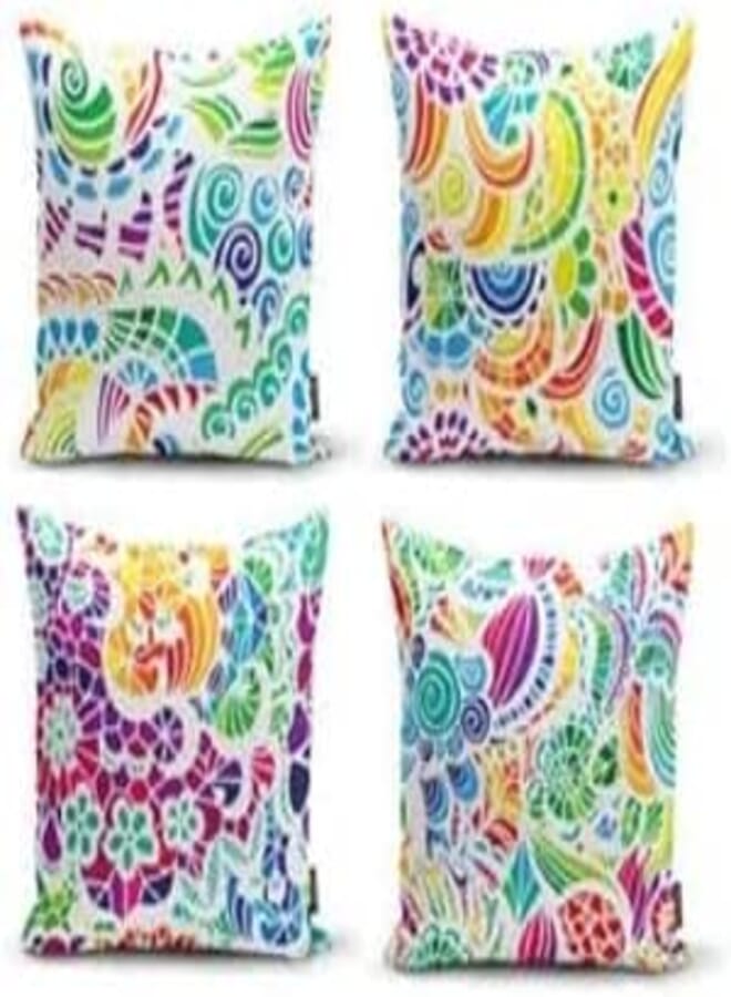 PECASO Decorative Cushion Cover, Digital Print Both Sides, Soft Touch Fabric, 43 x 43 cm PIACSO Set