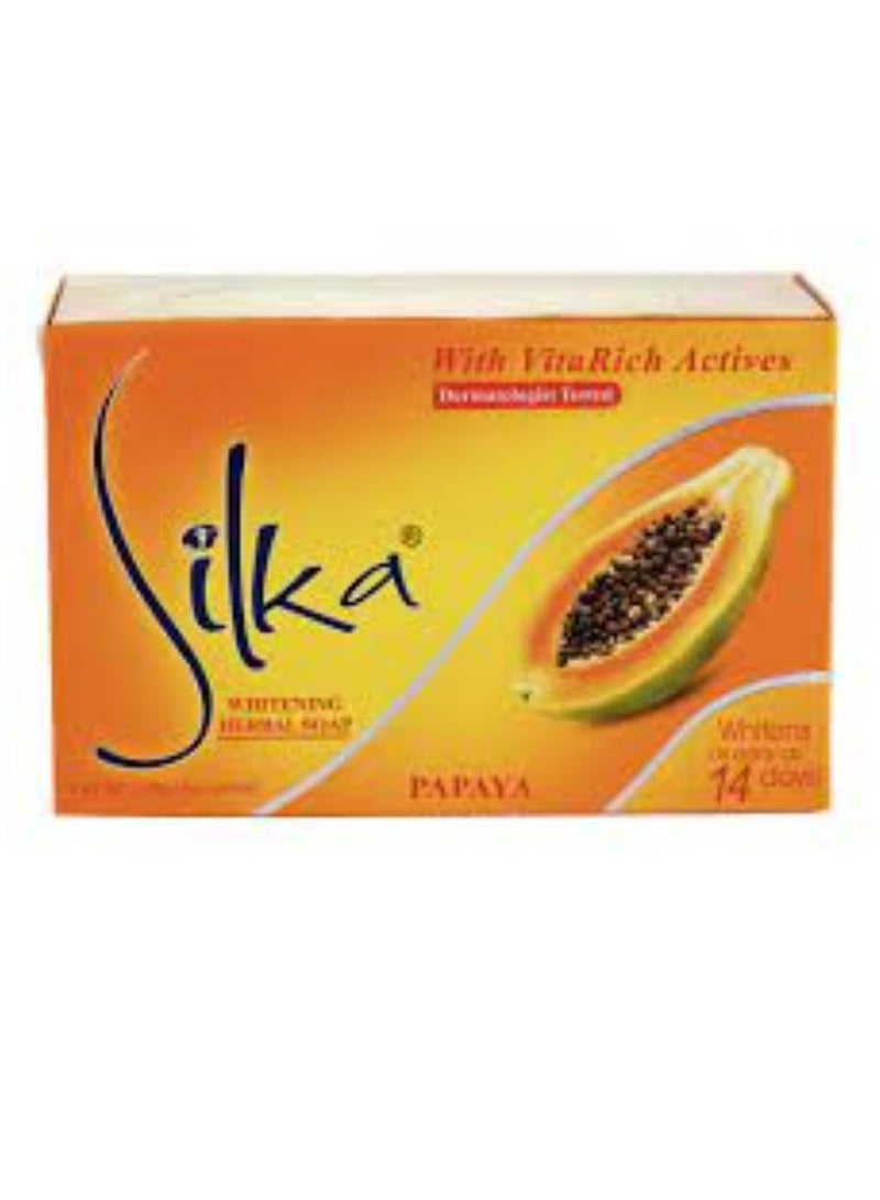 سيلكا صابون تبييض عشبي١٣٥جرام