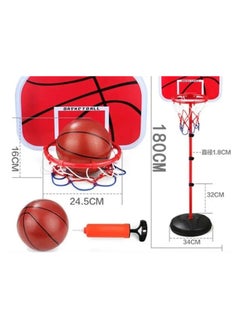 Toy Box Adjustable Basketball Hoop 180cm Stand Rack for Kids Baby Outdoor Indoor Ball Sport Backboard Rim Shoot Children Toy  - Image 4