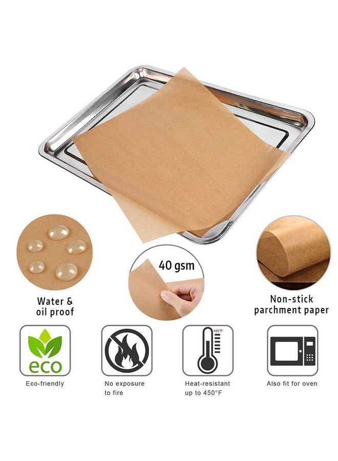 Comfylife 120 x Parchment Paper Sheets - No Curl, No Tear, No Burn Baking Paper (16 x 12 inch) - No Chemical Unbleached - Cookie Paper Precut Baking Sheets For Baking - Image 4