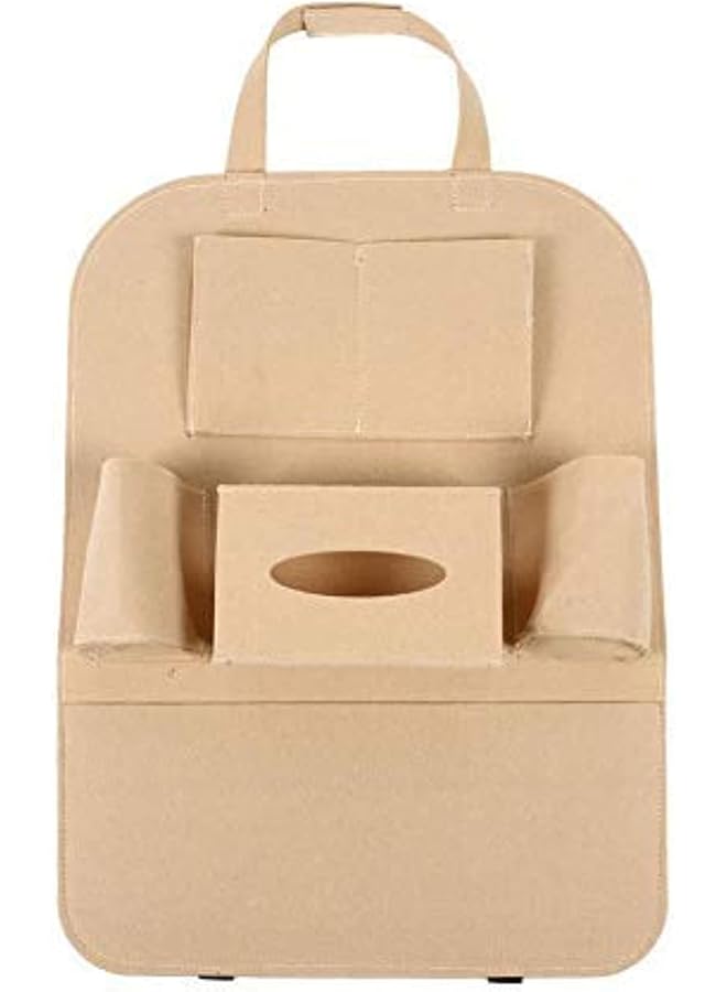 Car Seat Back Folding Portable Storage Box Multi Use Car Organizer Car Portable Tissue Storage Bag
