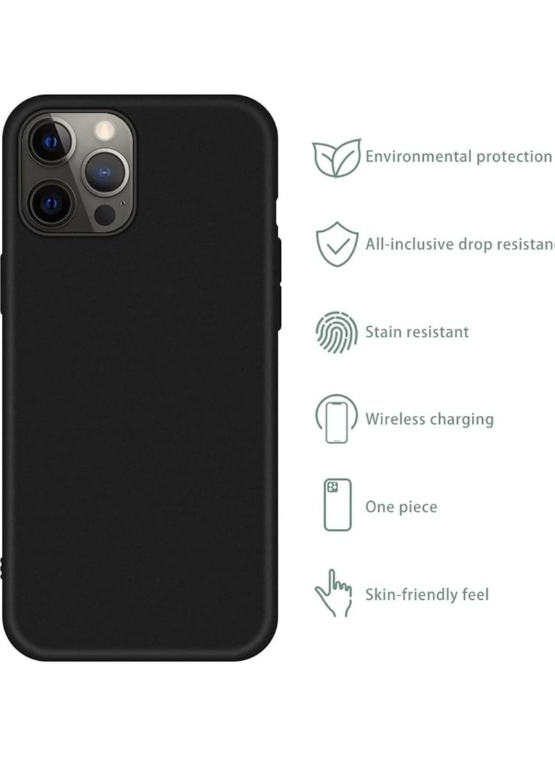 ELTRAZONE iPhone 14 Pro Max Case Cover Black Slim Fit for Soft TPU Back Cover Flexible Silicone Cover Matte Black for iPhone 14 Pro Max - Image 5