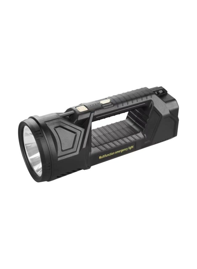 Cross-border P70 Double-head Portable Searchlight USB Rechargeable Outdoor Camping Multifunctional Red And Blue Warning Flashlight