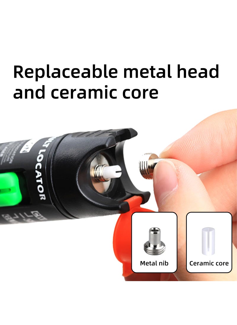 CRUISER Aluminium Alloy 20km Visual Fault Locator Fiber Optic Cable Tester/VFL for FC,SC,ST & LC Adapter  - Image 4