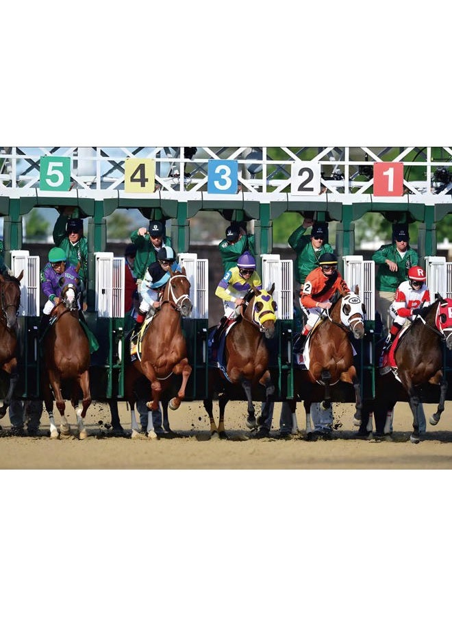 Kentucky Derby Photo Booth Backdrop Churchill Downs Jockey Horse Racing Themed Party Photography Background Wall Decoration (5×7ft)