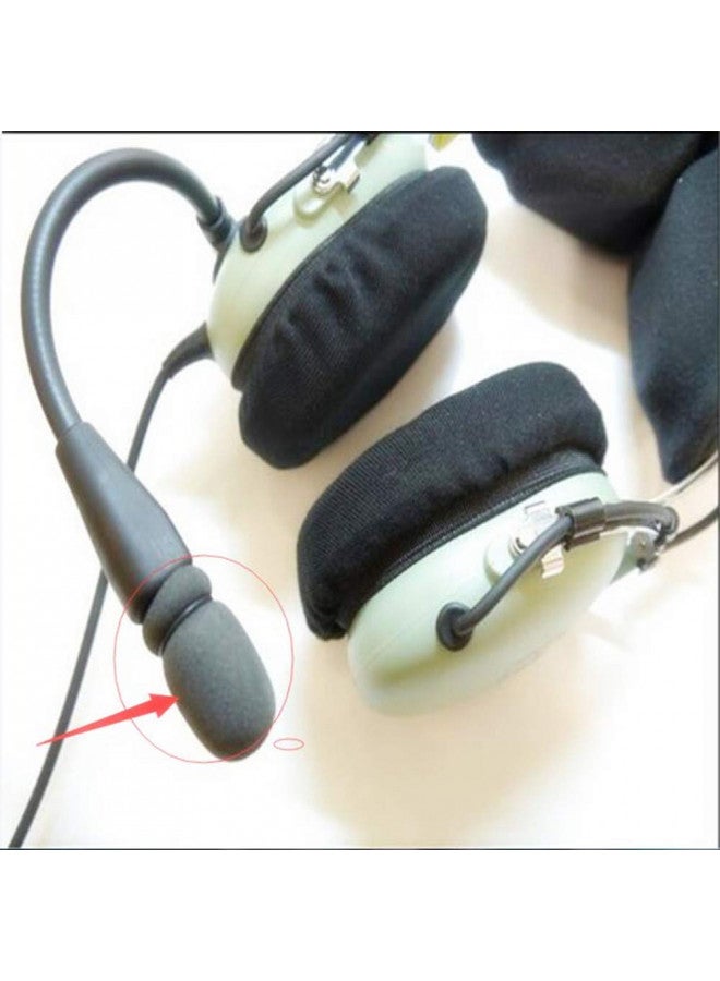 LINHUIPAD Microphone Cover Compatible with David Clark Aviation Microphone Windscreens DC Mic Covers Protector for M-4 M-7 Headsets Microphone(Pack fo 10) - Image 3