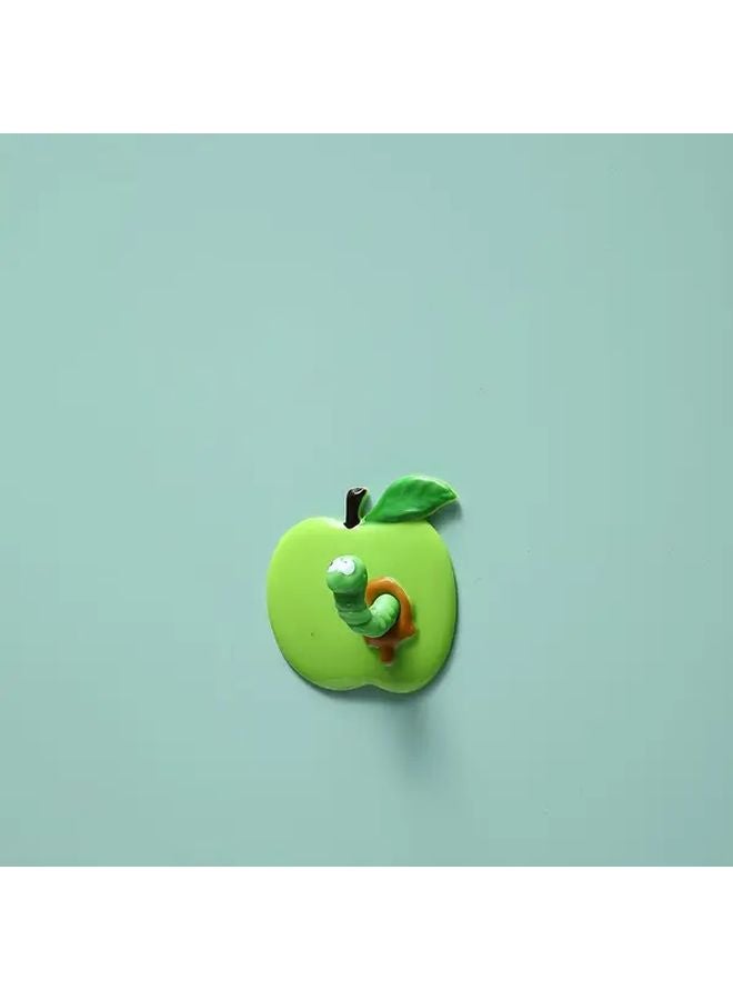 خطافات التفاح الخضراء بدون حفر متينة ولا تترك أثرًا للمطبخ والحمام والأكشاك الخارجية - Image 1