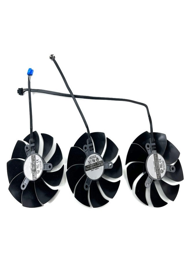 مروحة بديلة لبطاقة الرسومات LTANDBR 87MM PLD09220S12H RTX3080 RTX3070 من EVGA GeForce RTX 3070 3080 TI 3090 FTW3 (أسود، 3 مراوح)، BR008 - Image 3