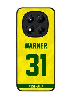 Stylizedd For Xiaomi Redmi Note 14 Pro 4G 4G Case,Slim fit Camera Protection, Shockproof Thin Phone cover  - Australia David Warner, Jersey No 31  - Image 1