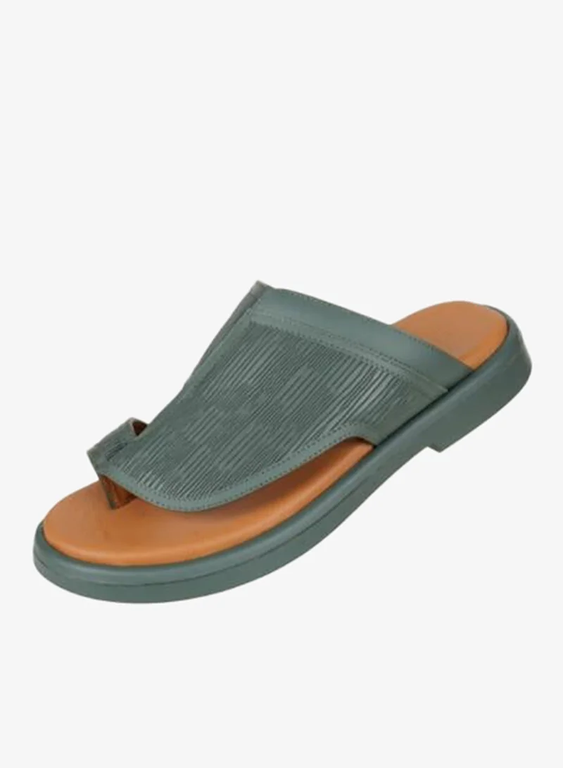 008-3862 Barjeel Uno Mens Finger Grip Casual Sandals BOM1-04 Green