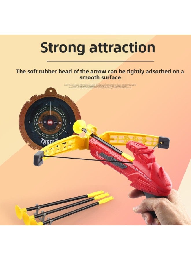 Children's Bow And Arrow Toy Set Traditional Shooting Infrared Bow And Arrow Crossbow Multiplayer Interactive Competition Toy Manufacturers-Color:Red - Image 4
