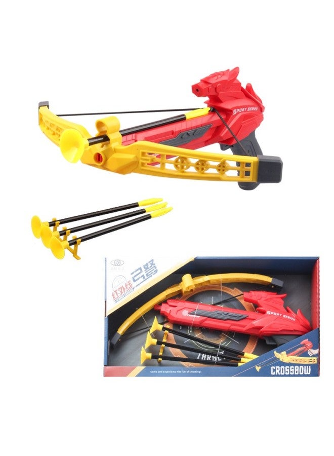 Children's Bow And Arrow Toy Set Traditional Shooting Infrared Bow And Arrow Crossbow Multiplayer Interactive Competition Toy Manufacturers-Color:Red - Image 1
