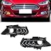 Fancemot LED Front Bumper Fog Lights Compatible with 20132016 Ford Fusion White Daytime Running Lights DRL Amber Turn Signal Lights Blue Low Beam Lights - Image 2