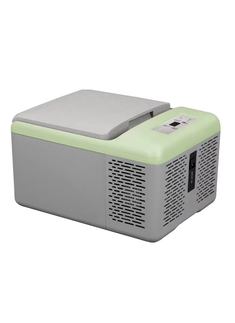 Generic 12Liter Portable Car Refrigerator - 12/24V DC and Domestic, -20°C Freezing Capacity, 12L Car Refrigerator with LCD Panel, Battery Protection and Energy Saving Mode  - Image 2