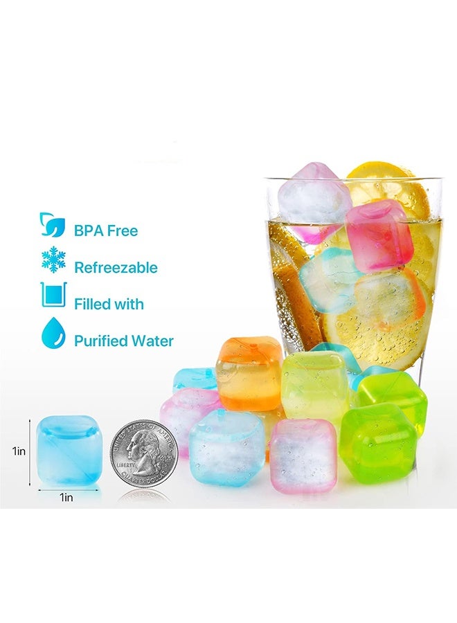 واي جيه علبة من 24 مكعب ثلج متعدد الألوان - Image 2