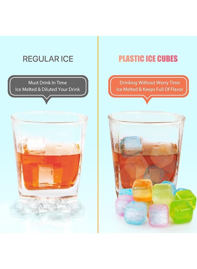 واي جيه علبة من 24 مكعب ثلج متعدد الألوان - Image 4