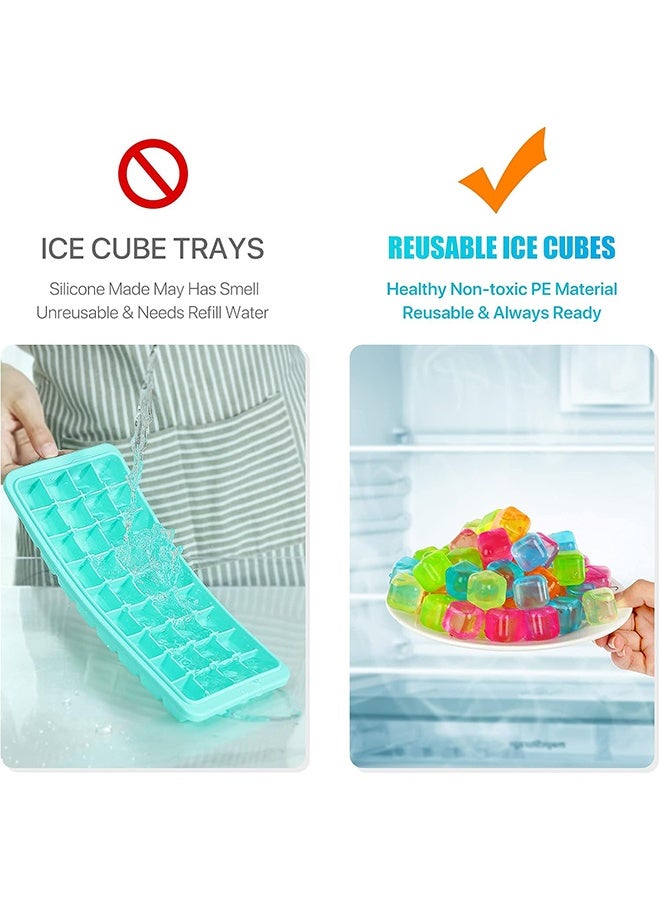 واي جيه علبة من 24 مكعب ثلج متعدد الألوان - Image 5