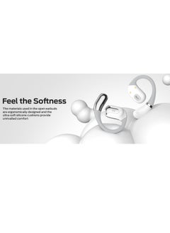 Monster Monster AC317 Earphones, Stereo Sound , Clear Calling, Type-C Charging, Waterproof  ,Touch Control, Sweatproof - White  - Image 2