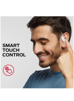 Monster Monster AC317 Earphones, Stereo Sound , Clear Calling, Type-C Charging, Waterproof  ,Touch Control, Sweatproof - White  - Image 3