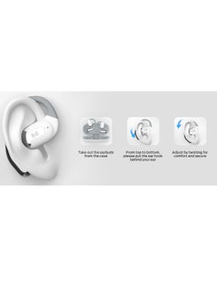 Monster Monster AC317 Earphones, Stereo Sound , Clear Calling, Type-C Charging, Waterproof  ,Touch Control, Sweatproof - White  - Image 1