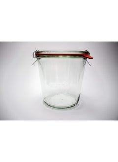 Weck Weck Canning Jars 742 - Weck Mold Jars made of Transparent Glass - Eco-Friendly Canning Jar - Storage for Food, Yogurt with Air Tight Seal and Lid - 1/2 Liter Tall Jars Set - (2 Jars)  - Image 4