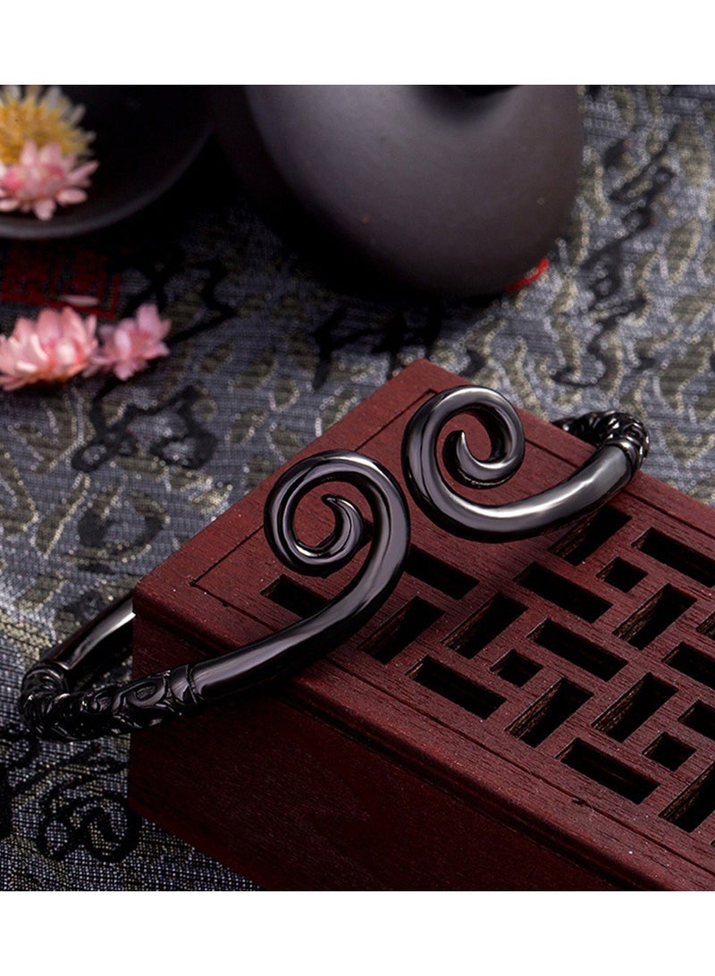 Hanghaijia Unisex Vintage Monkey King Wukong Buddhist Tightening Spell true love forever Bracelet  - Image 2