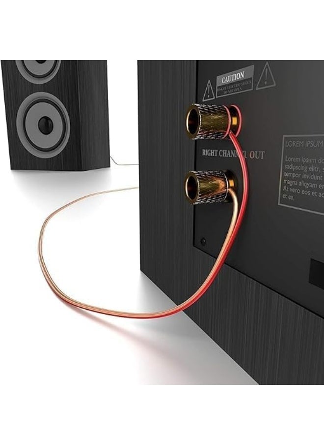 melfi Melfi 90m Speaker Cable - Clear 2 Core 1.5mm Wire for Car Audio, Home HiFi, Stereos, Subwoofers & Home Theater  - Image 4