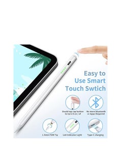 Generic Stylus Pen for iPad 9th&10th Gen with Palm Rejection, Active Pencil Compatible with Apple iPad 10/9/8/7th/6th Gen, iPad Air 5th/4th/3rd Gen,iPad Pro 11 & 12.9 inch, iPad Mini 6th/5th Gen  - Image 3